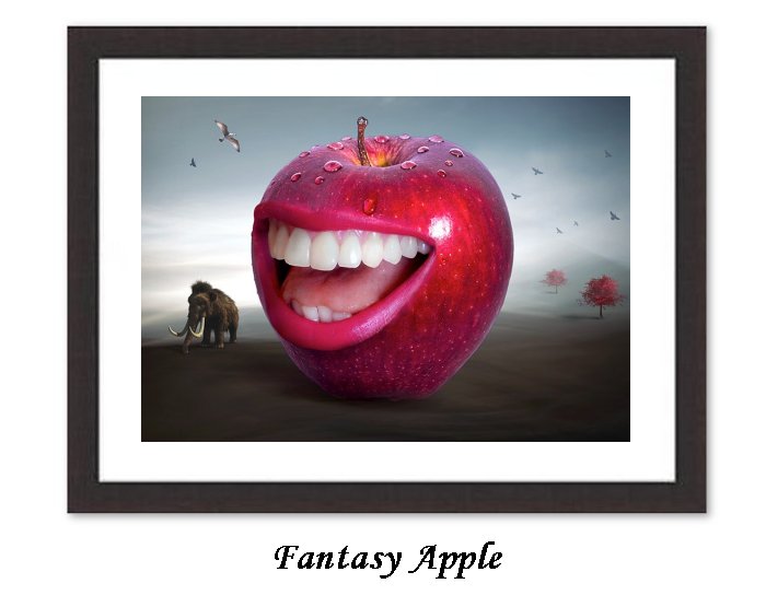 Fantasy Apple Framed Print